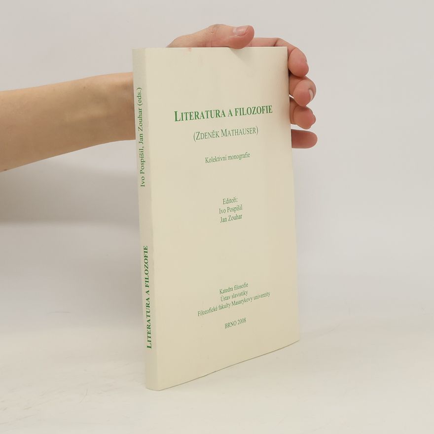 Jan Zouhar Literatura a filozofie