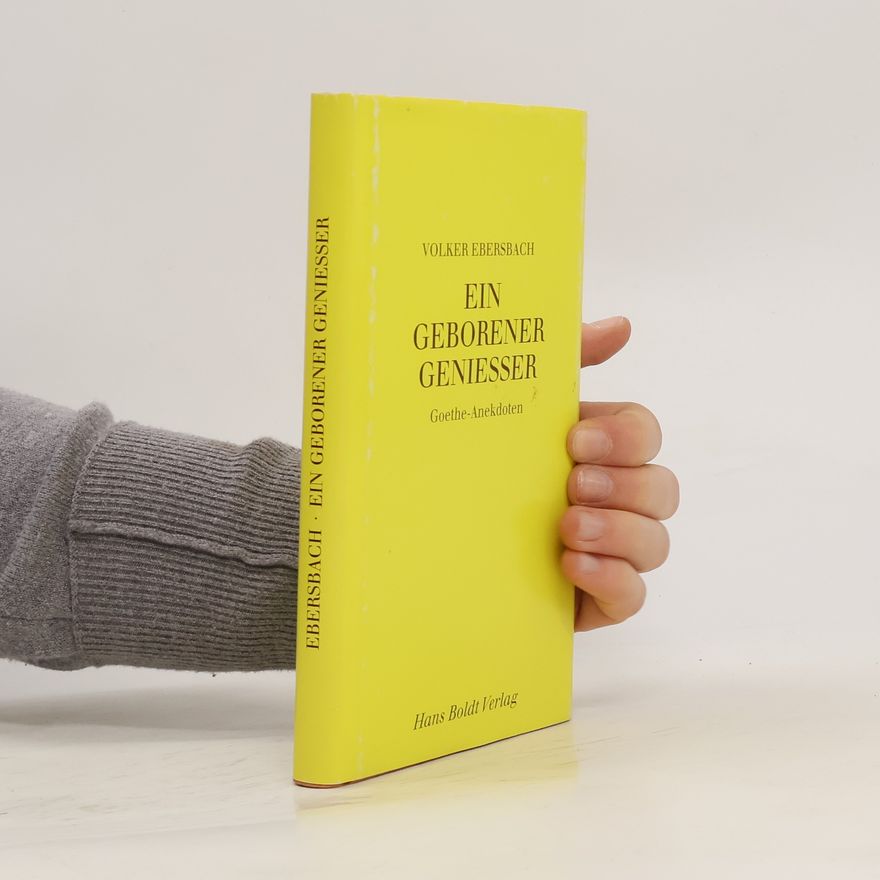 Volker Ebersbach Ein geborener Geniesser