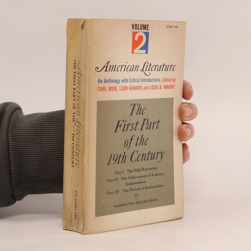 Various authors American Literature 2. The First Part of the 19th Century