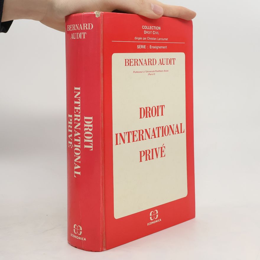 Bernard Audit Droit international privé