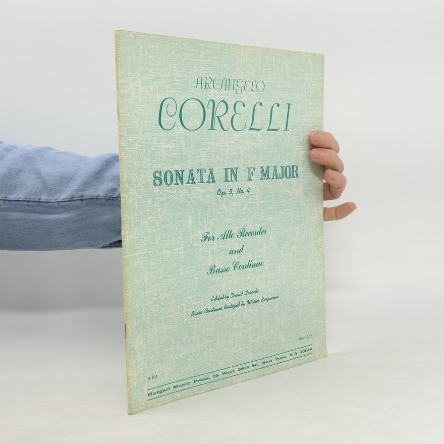 Arcangelo Corelli Sonata in F Major. Op. 5, No. 4