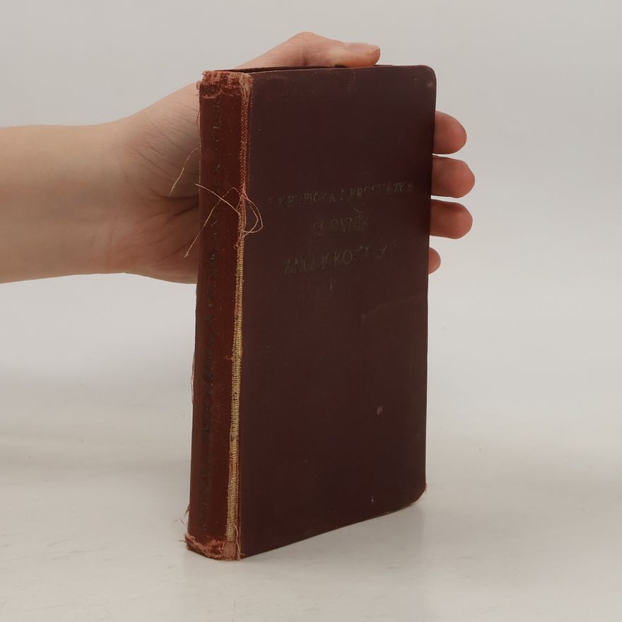 H. Procházka A Dictionary of the English and Czech Languages