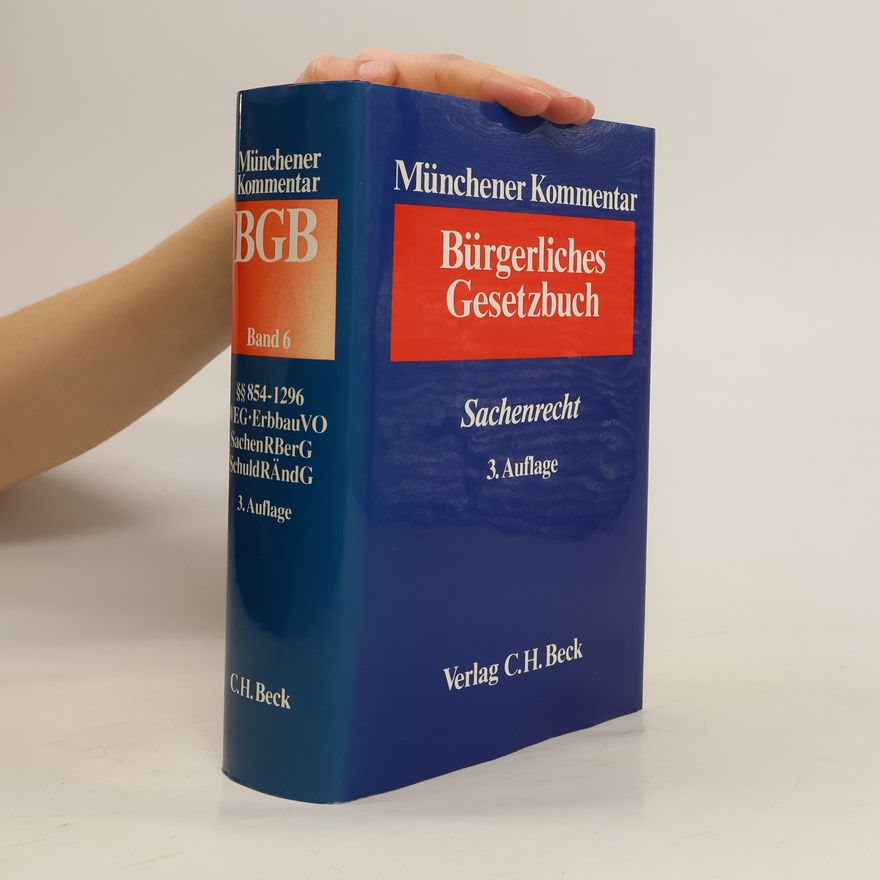 Friedrich Quack Münchener Kommentar zum Bürgerlichen Gesetzbuch, Band 6