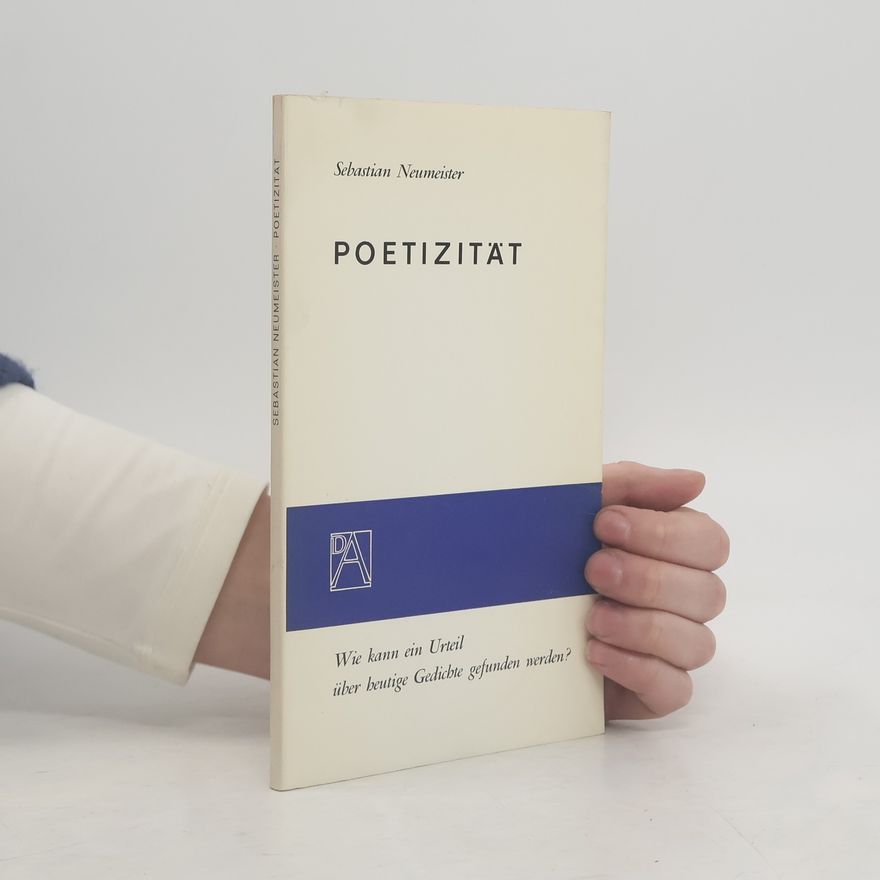 Sebastian Neumeister Poetizität