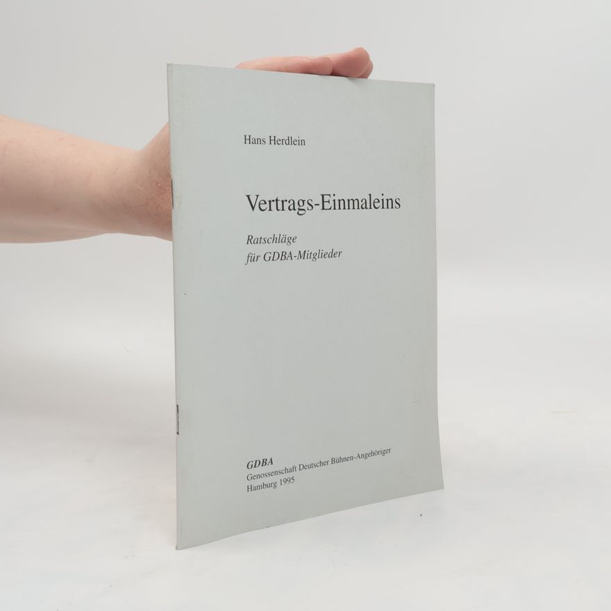 Hans Herdlein Vertrags-Einmaleins