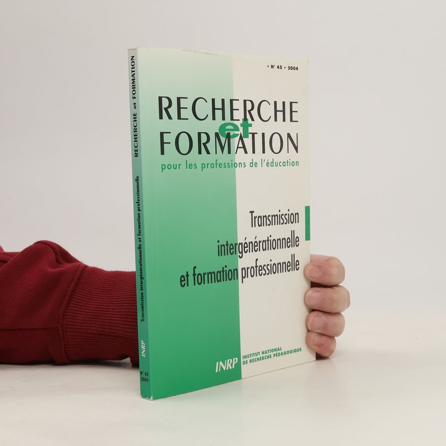 Simone Baillauquès Transmission intergénérationnelle et formation professionnelle