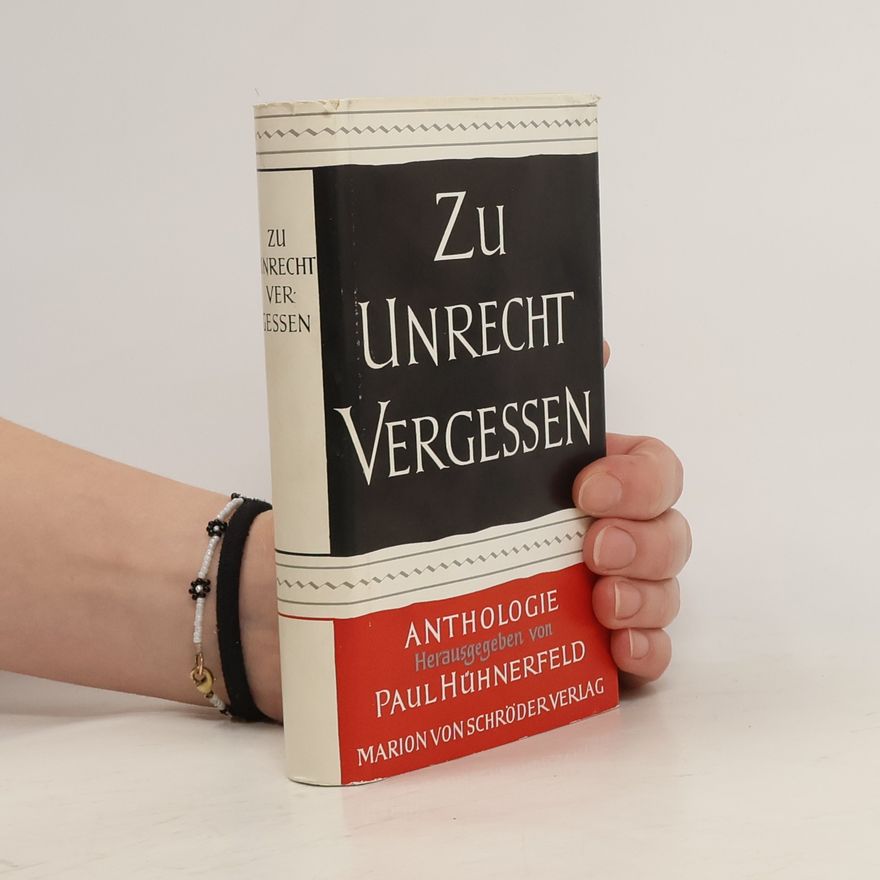 Paul Hühnerfeld Zu Unrecht vergessen