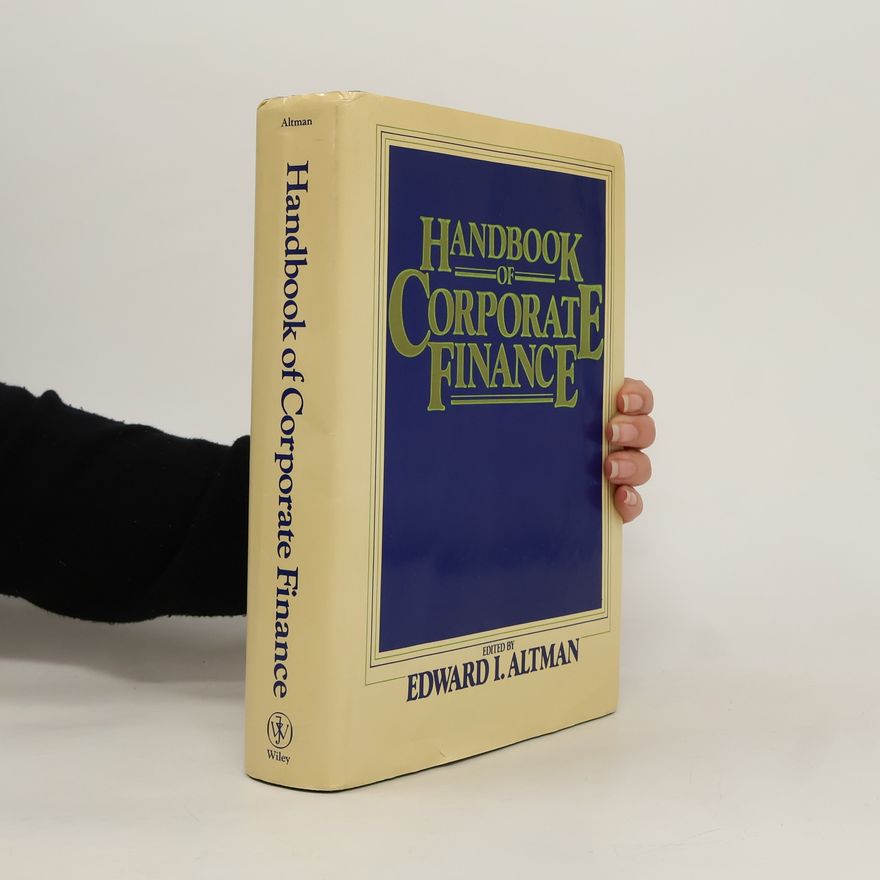 Edward I. Altman Handbook of Corporate Finance