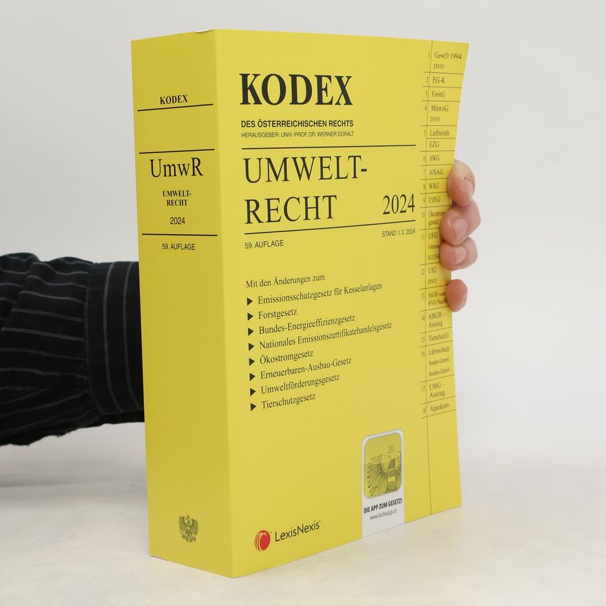 Werner Doralt Kodex Umweltrecht 2024