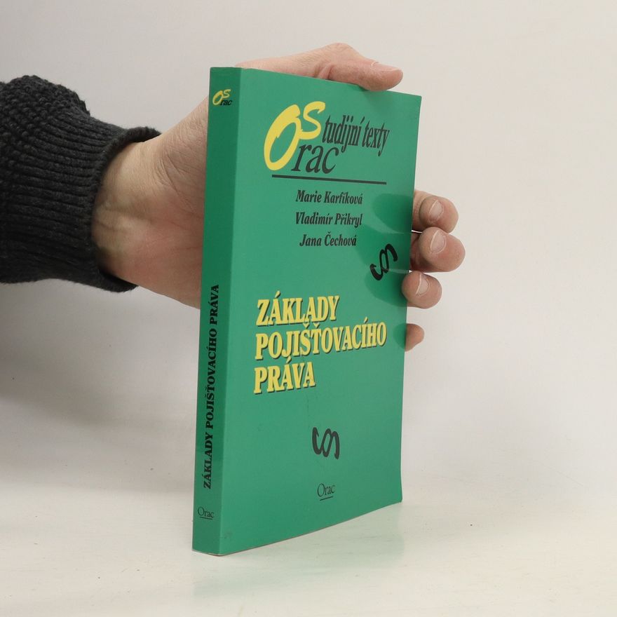 Vladimír Přikryl Základy pojišťovacího práva