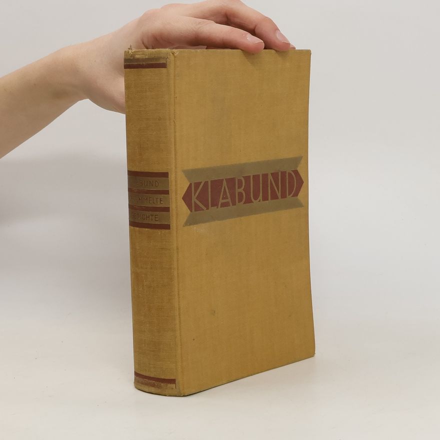 Klabund Gesammelte Gedichte