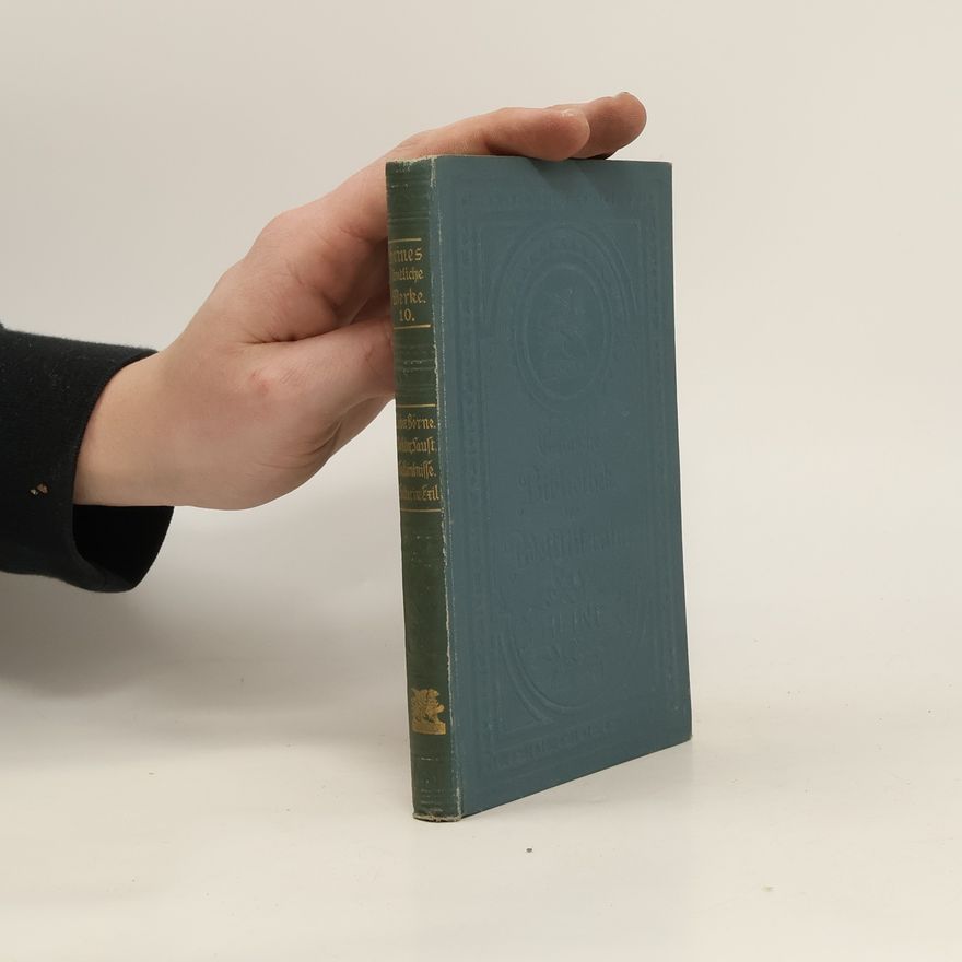 Heinrich Heine Sämtliche Werke 10