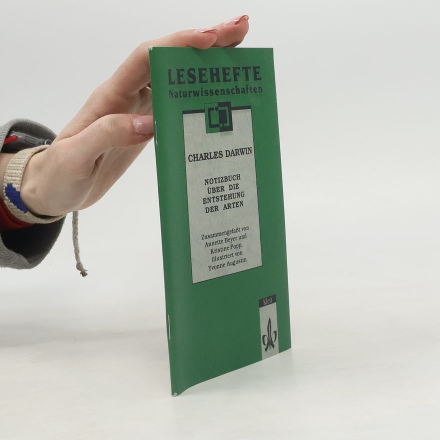 Charles Darwin Notizbuch über die Entstehung der Arten