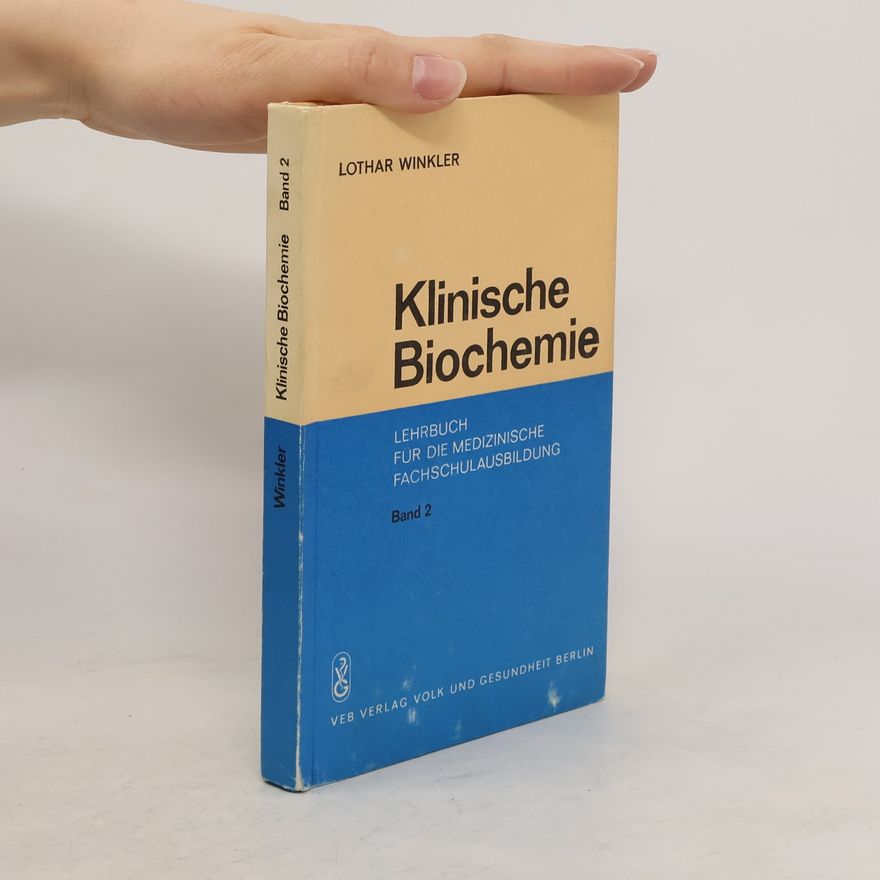 Lothar Winkler Klinische Biochemie Band 2