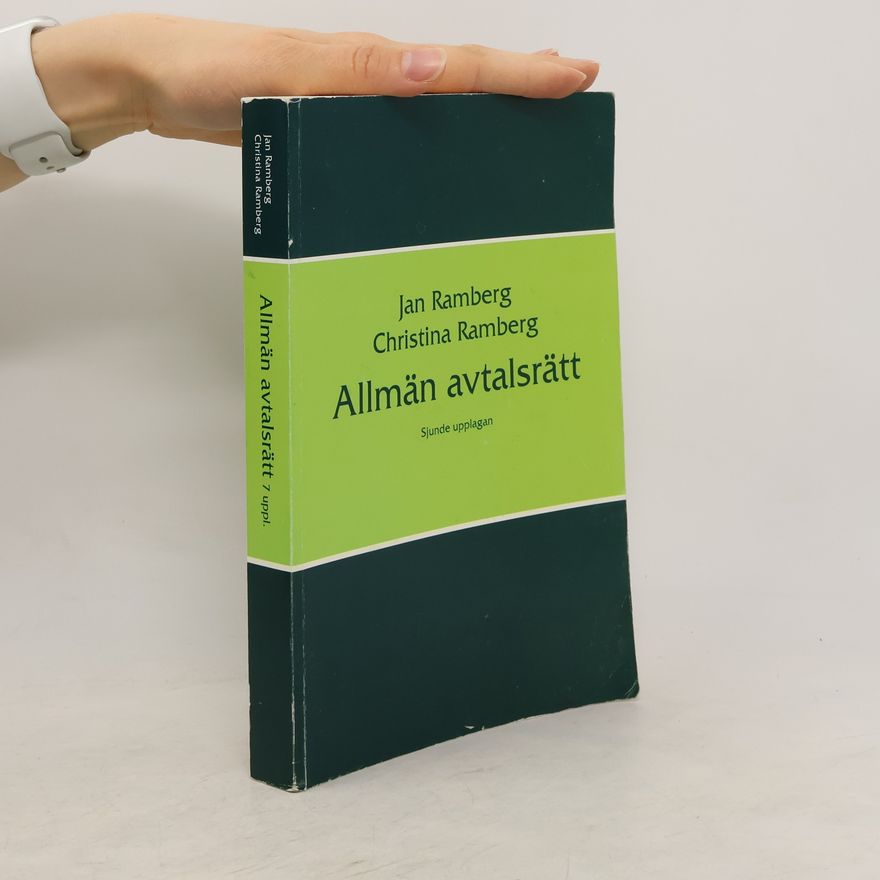 Jan Ramberg Allmän avtalsrätt