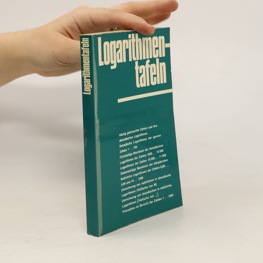 Autorenkollektiv Logarithmentafeln