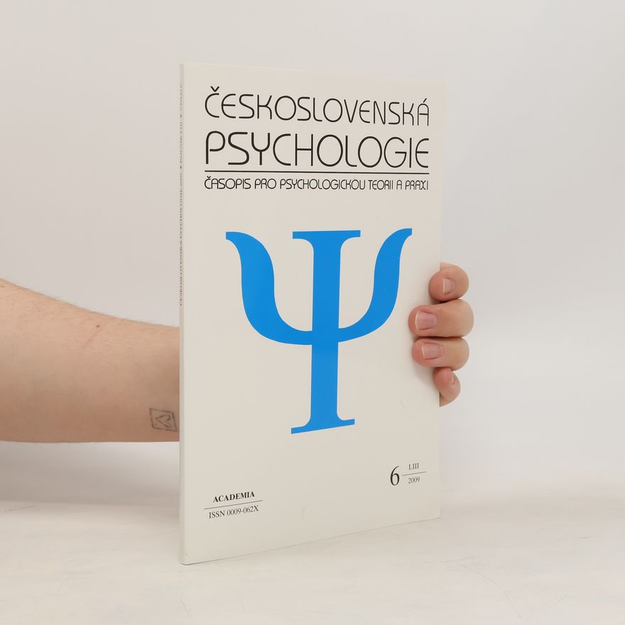 Various authors Československá psychologie 6