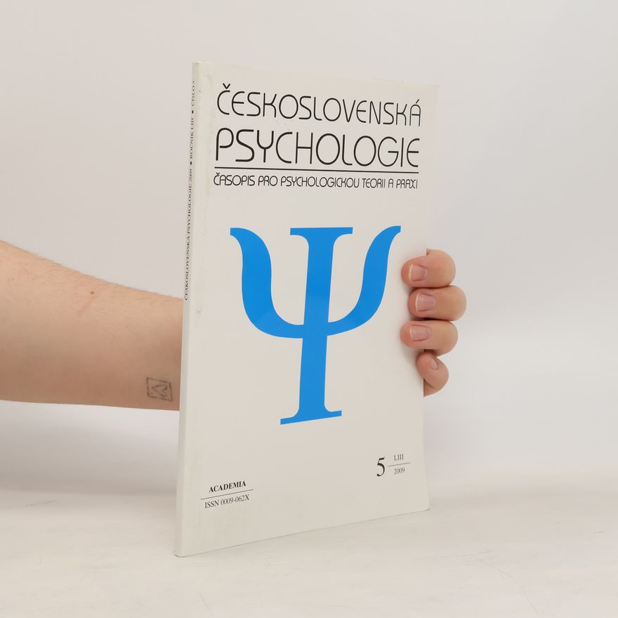 Various authors Československá psychologie 5/2010
