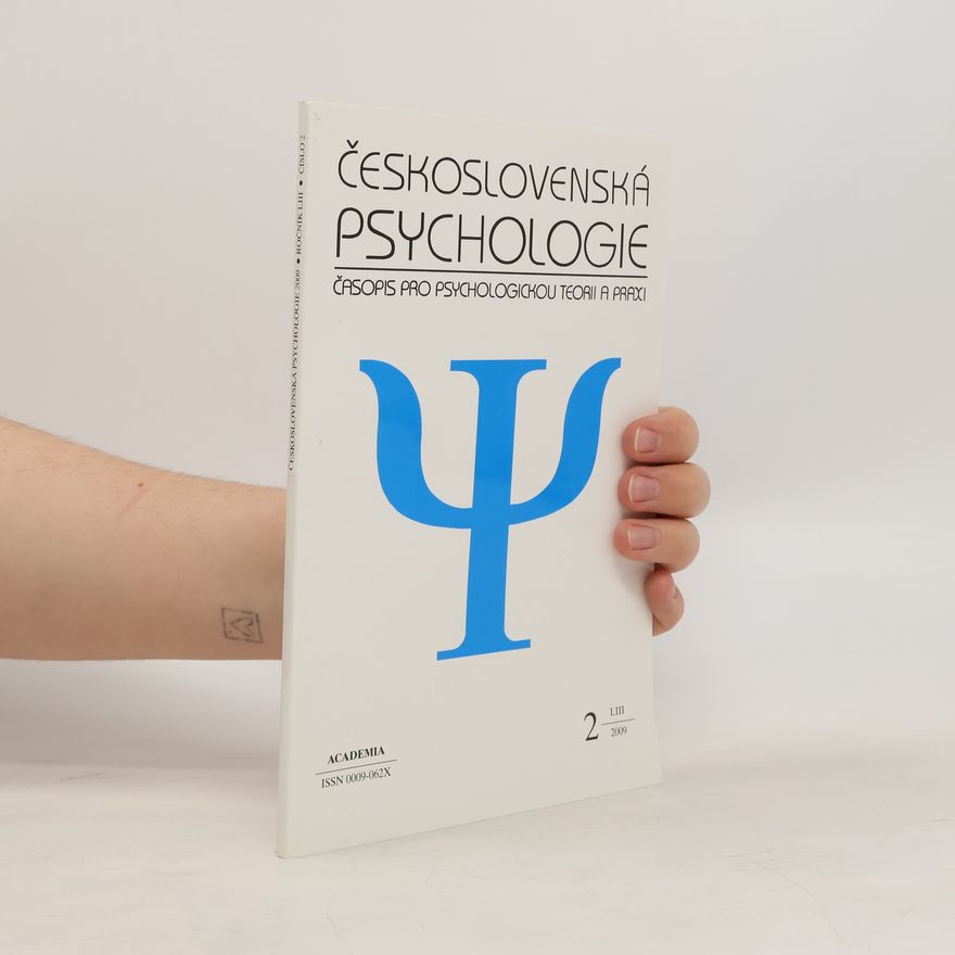 Autorenkollektiv Československá psychologie 2/2009