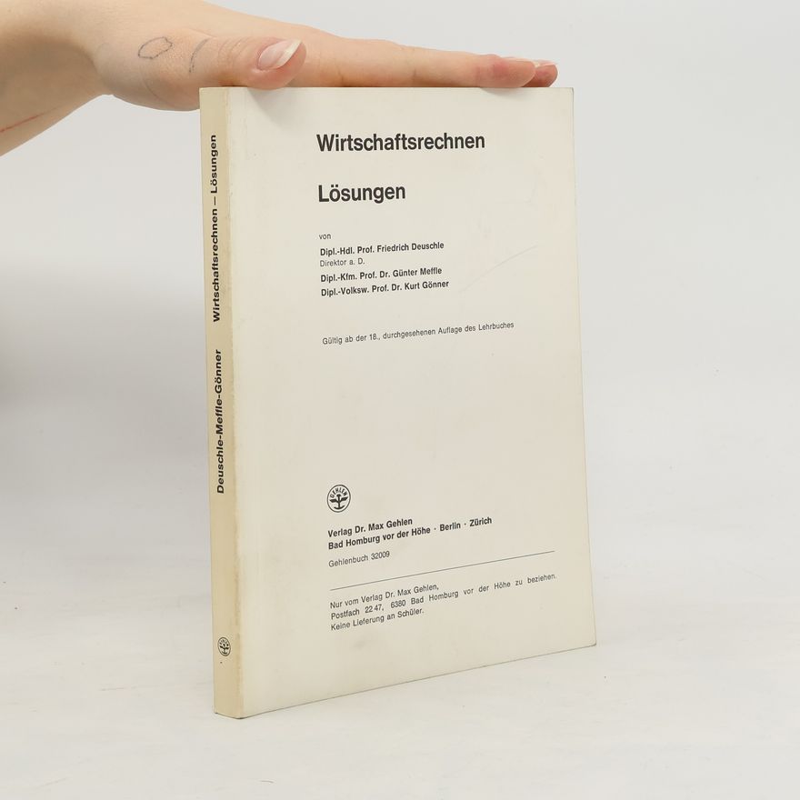 Autorenkollektiv Wirtschaftsrechnen Lösungen