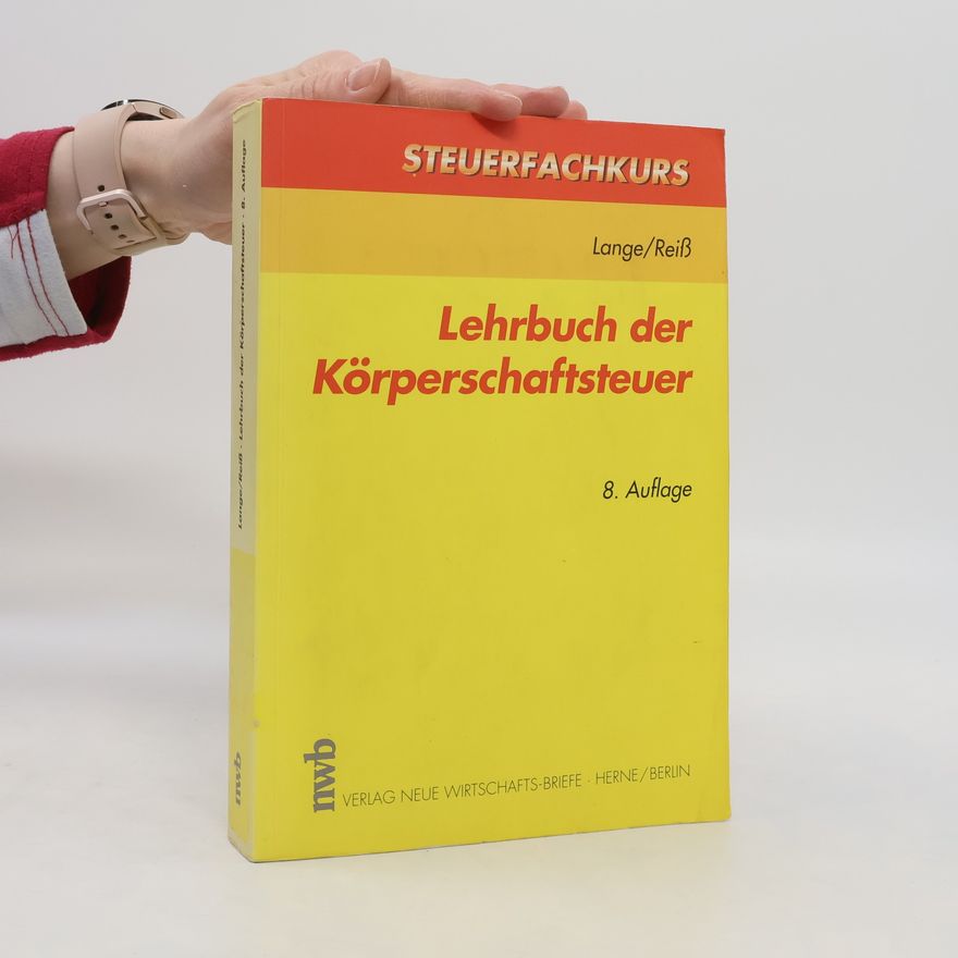 Joachim Lange Lehrbuch der Körperschaftsteuer