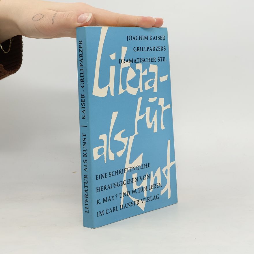 Volker Klotz Literatur als kunst