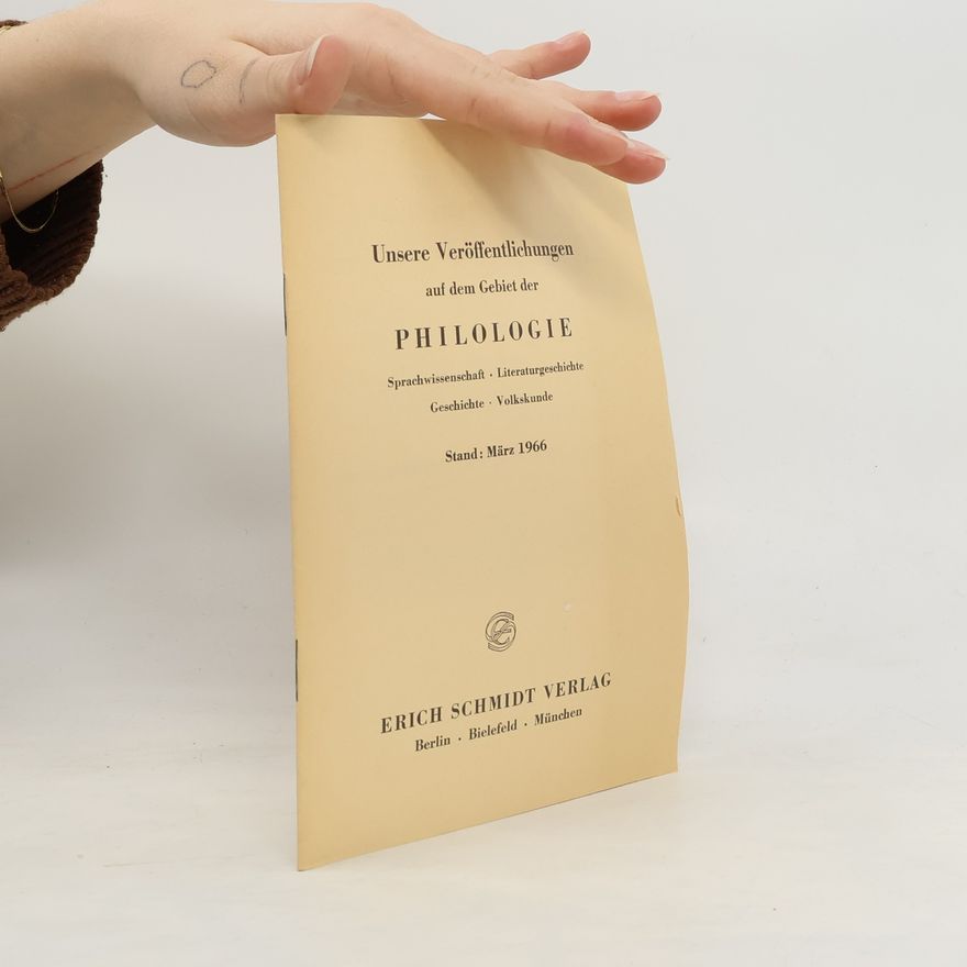 Kolektiv autorů Unsere Veröffentlichungen auf dem Gebiet der Philologie