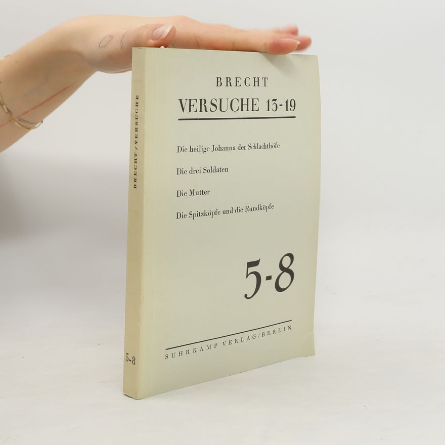Autorenkollektiv Brecht Versuche 13-19 Heft 5-8