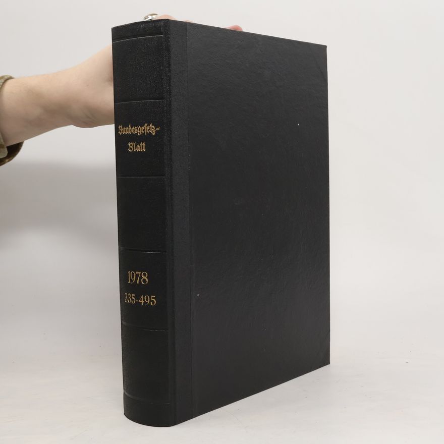 Kolektív autorov Bundesgesetzblatt für die Republik Österreich 1978 335-495