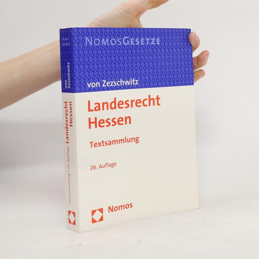 Friedrich von Zezschwitz Landesrecht Hessen
