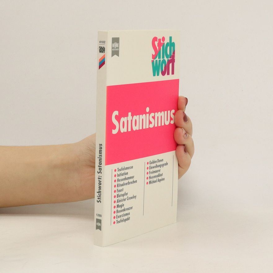 Thomas Schweer Stichwort Satanismus