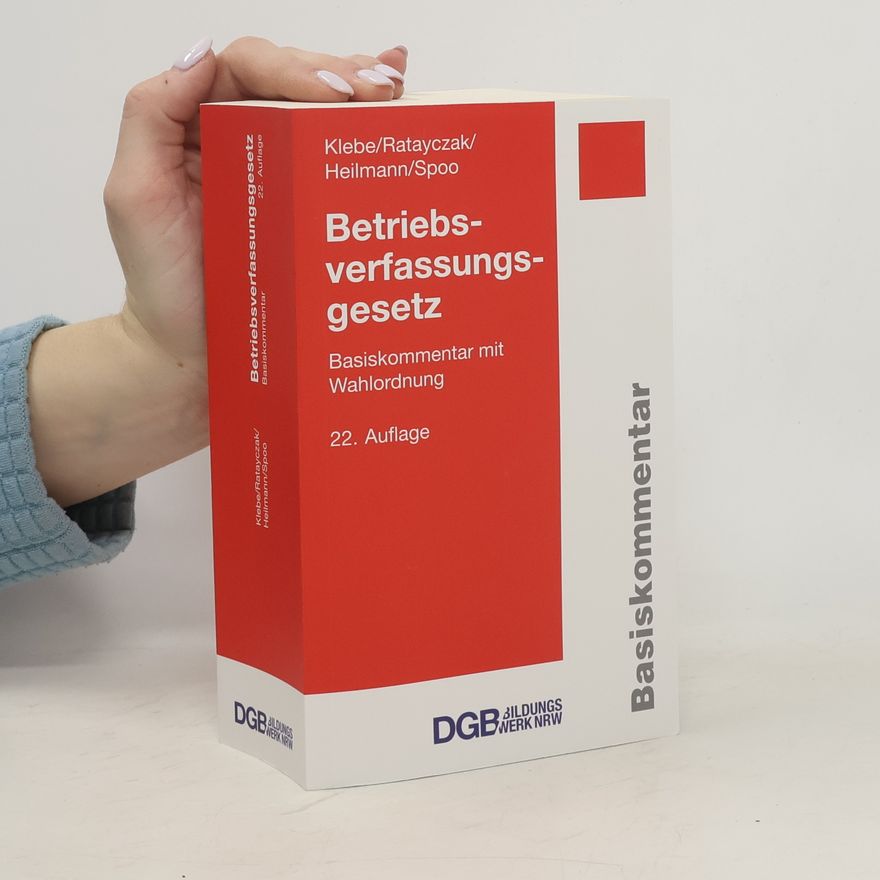 Kolektív autorov Betriebsverfassungsgesetz