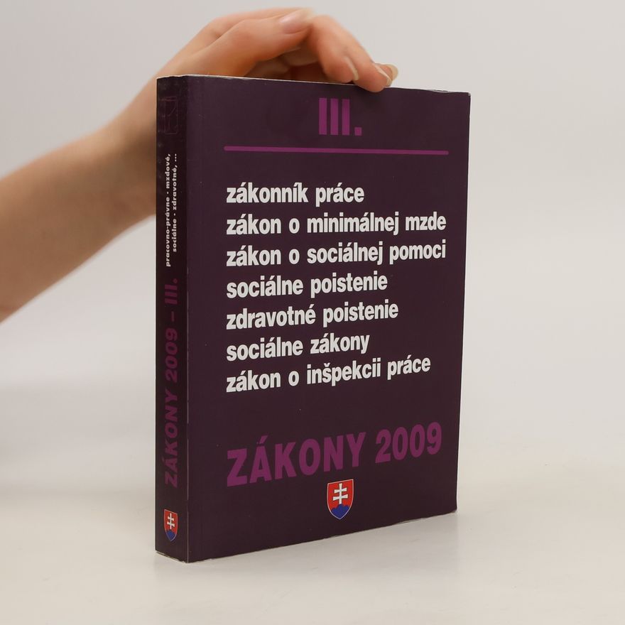 Kolektív autorov Zákony III./2009