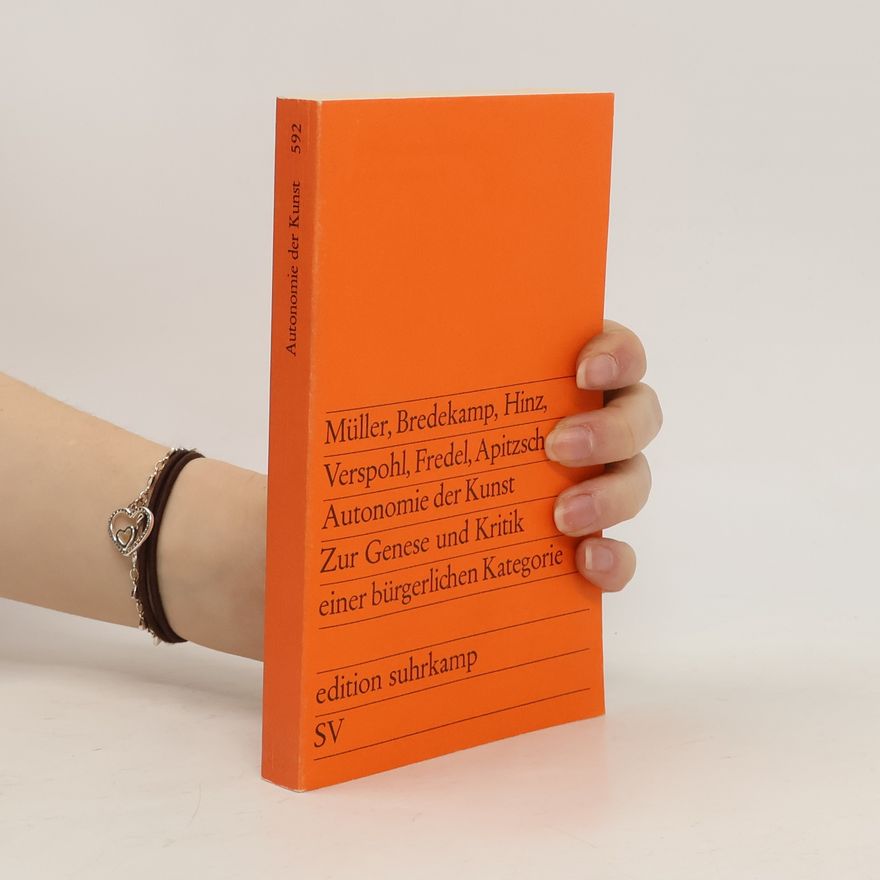 Autorenkollektiv Autonomie der Kunst. Zur Genese und Kritik