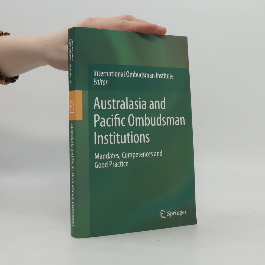 Jan-Michael Frahm Australasia and Pacific Ombudsman Institutions