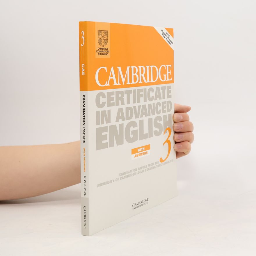Various authors Cambridge Certificate in Advanced English 3 with Answers