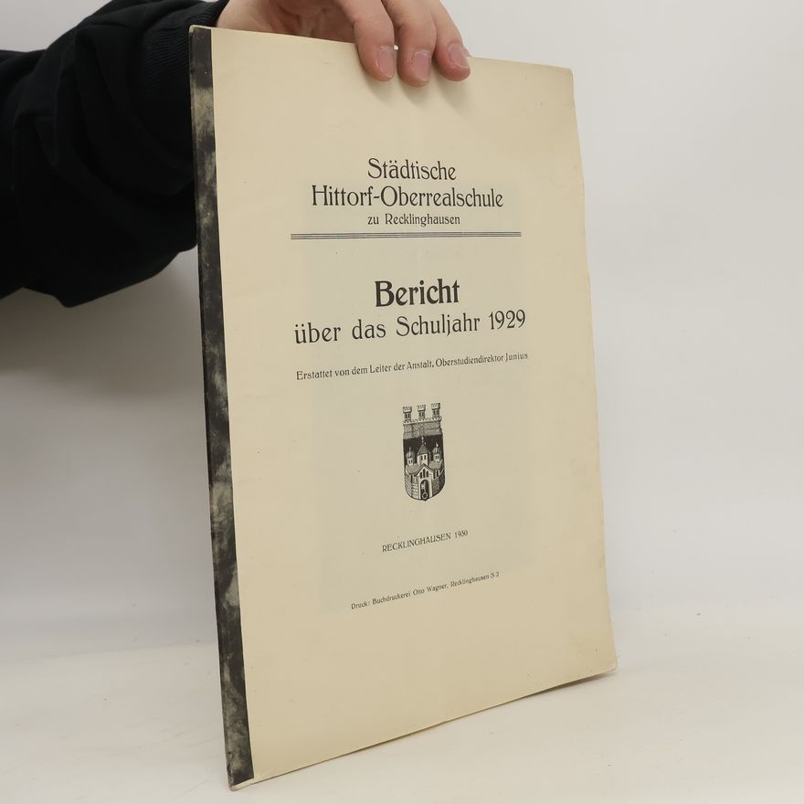 Collectif d'auteurs Bericht über das Schuljahr 1929