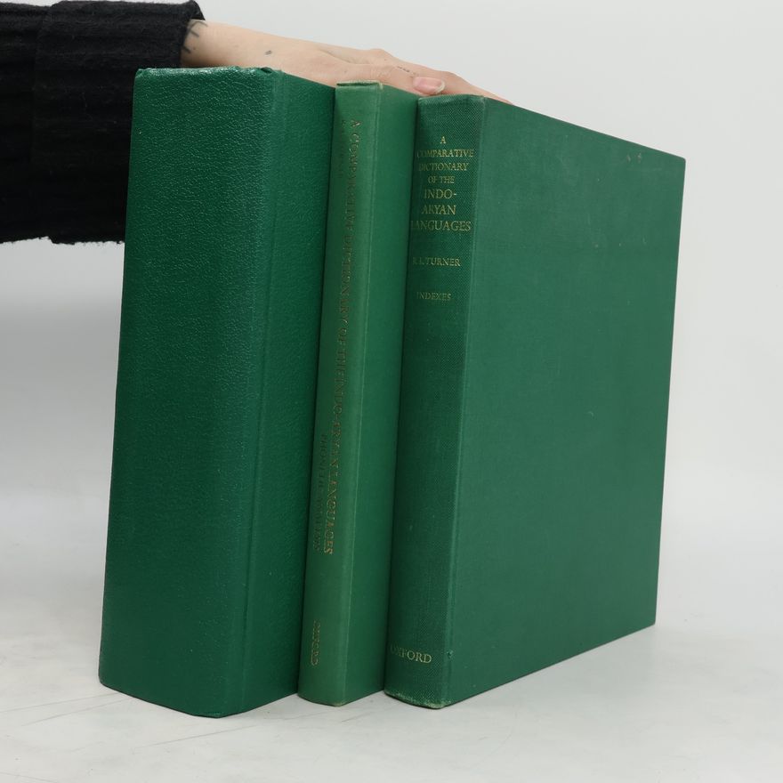 Dorothy Rivers Turner A comparative Dictionary of the Indo-Aryan Languages + Phonetic Analyses + Indexes