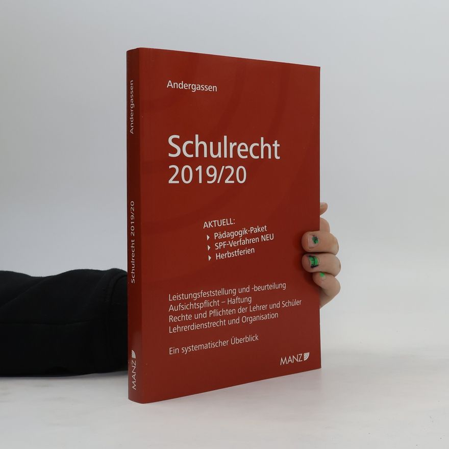 Armin Andergassen Schulrecht 2019/20