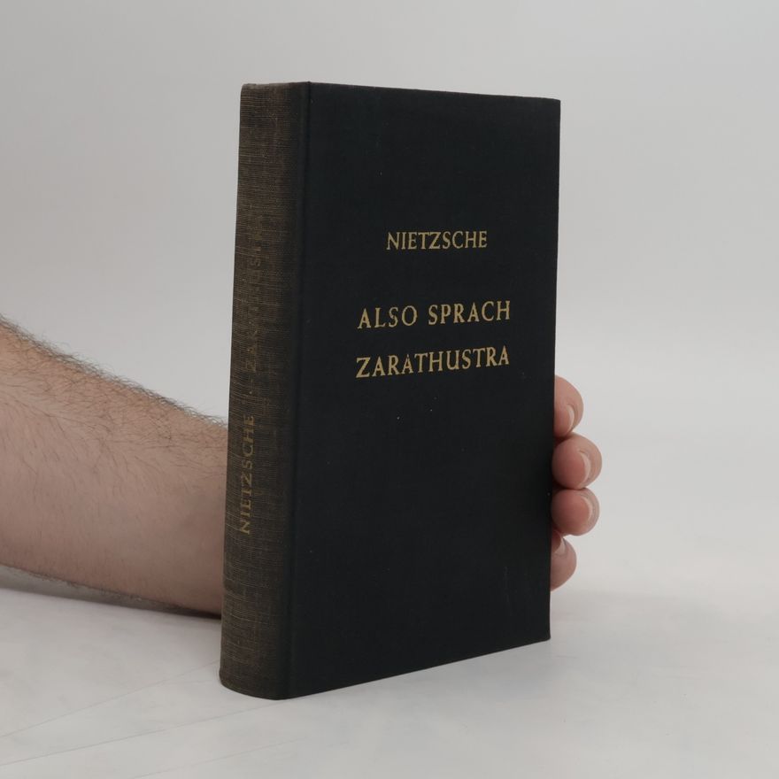 Friedrich Nietzsche Also sprach Zarathustra
