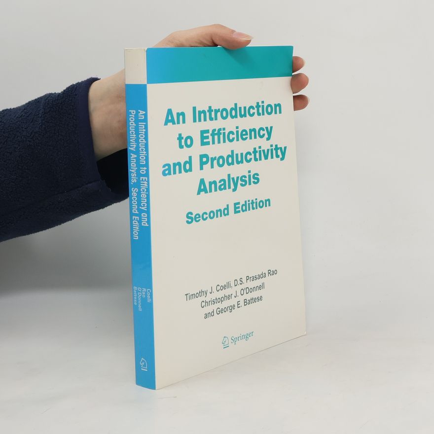 D. S. Prasada Rao An Introduction to Efficiency and Productivity Analysis