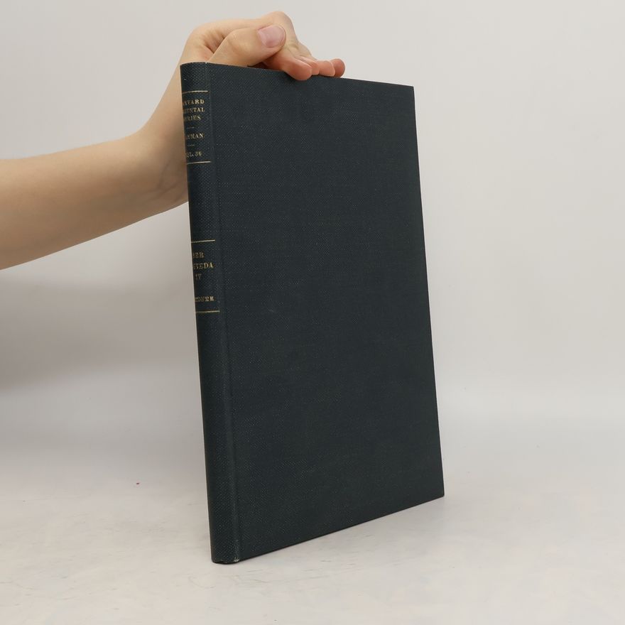 AA.VV. Harvard Oriental Series Volume 36