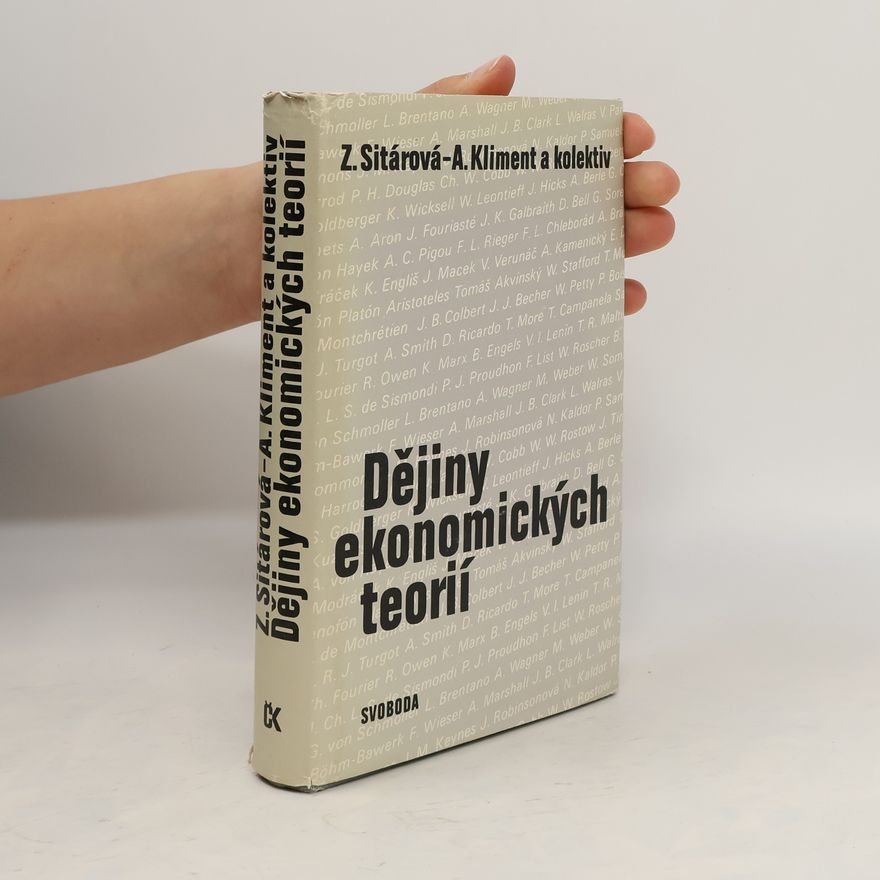 Antonín Kliment Dějiny ekonomických teorií