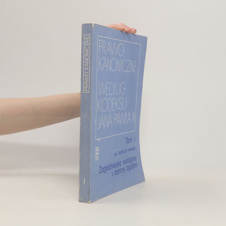 Tadeusz Pawluk Prawo K'anoniczne I