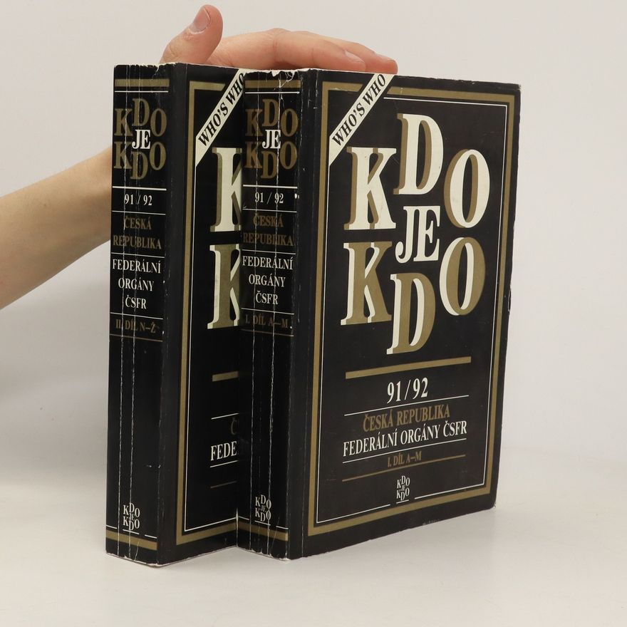 Autorenkollektiv Kdo je kdo 91/92 1-2