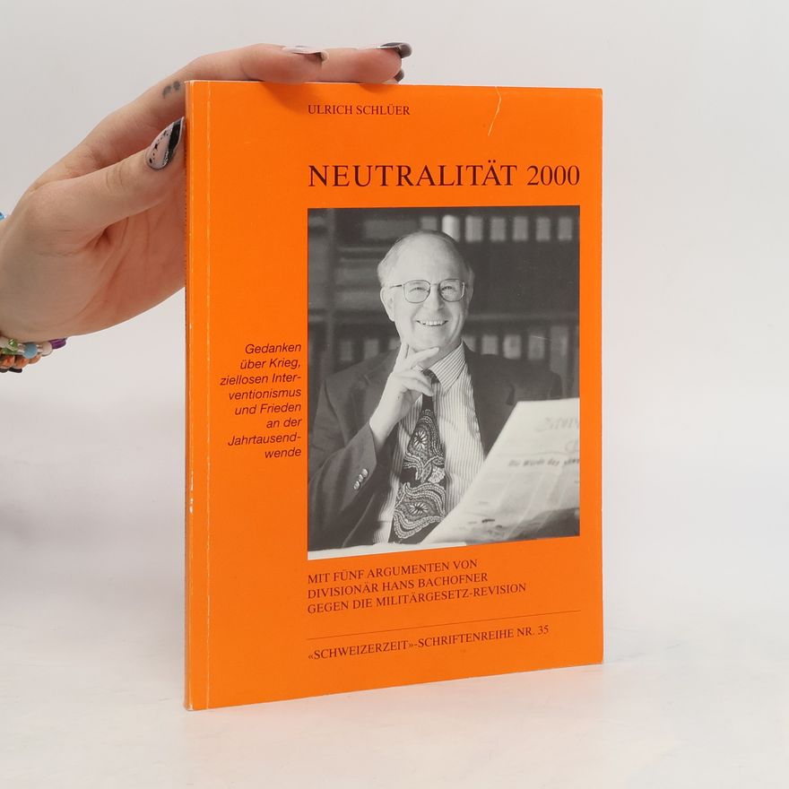 Ulrich Schlüer Neutralität 2000