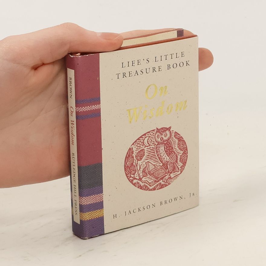 H. Jackson Jr. Brown Life's Little Treasure Book on Wisdom