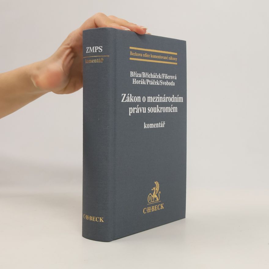 Kolektiv autorů Zákon o mezinárodním právu soukromém