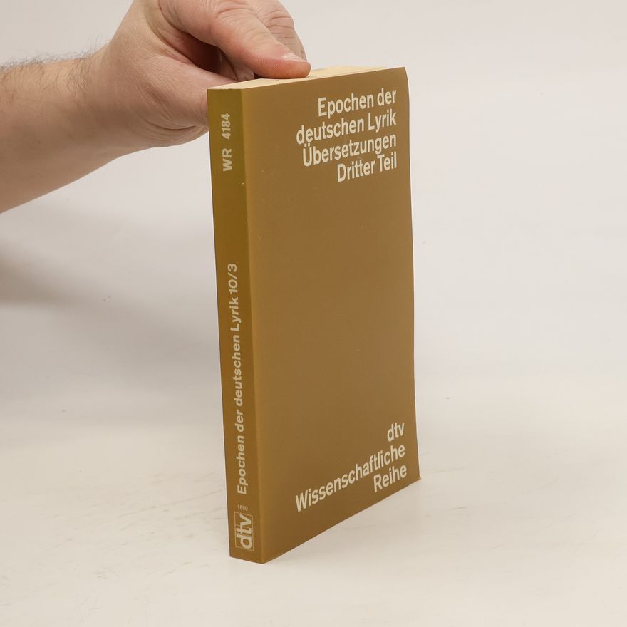 Various authors Epochen der deutschen Lyrik