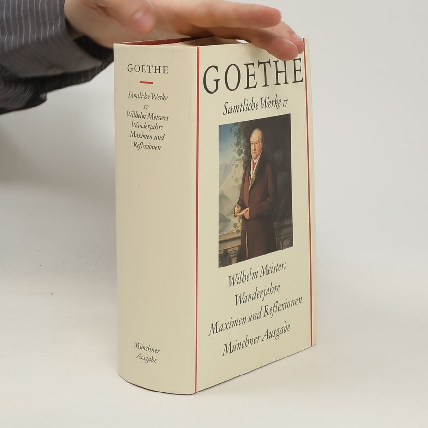 Johann Wolfgang von Goethe Sämtliche Werke 17